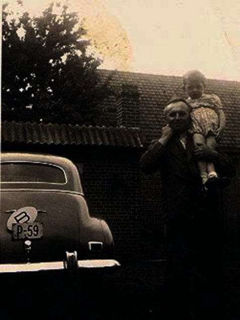 Burgemeester Lievens en zoon, 1950