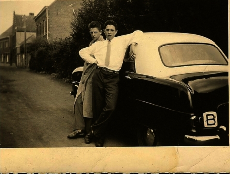Henri Parmentier en Frans Meeuws, 1955