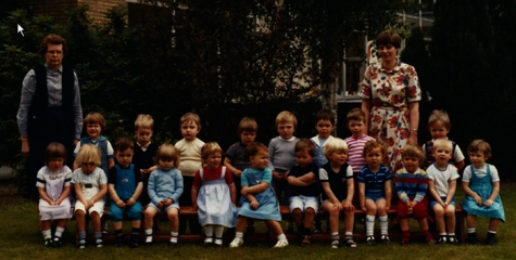 Kleuterklas, geboortejaar 1980, Gits
