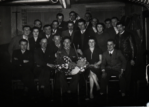 Biljartclub, Gits, 1956