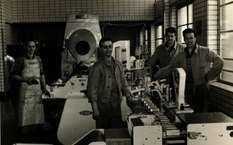 Boterverpakking in zuivelbedrijf Eurolac (1966-1985), Moorslede