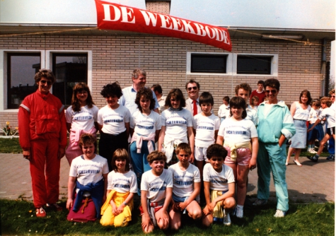 RSB neemt deel aan wandeltocht, Kortemark, 29 april 1987