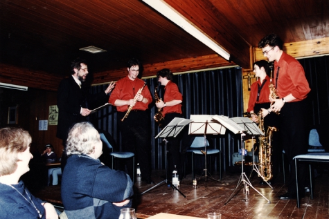 Muziek-café met SAX en dehors, Lichtervelde, 3 april 1999