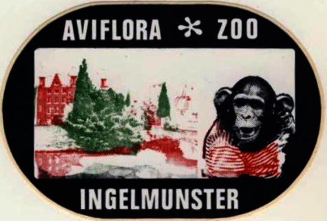 Sticker Aviflora zoo, Ingelmuster