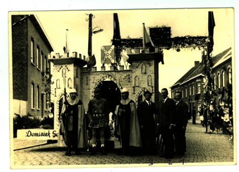 Inhuldiging burgemeester Vanbiervliet, Gits, juli 1965