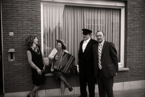 Achiel Houtekier viert 25 jaar huwelijk, Moorslede april 1976
