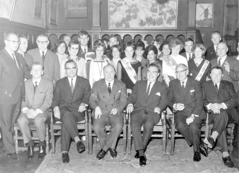 Ontvangst West-Vlaamse prinsessen, Izegem, 1965