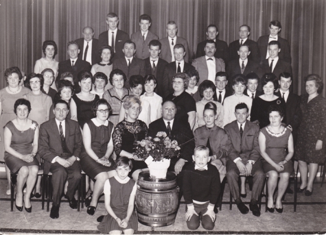 Kerstfeest bij Soep IDEAL, Izegem, 1965