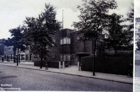 Villa naar ontwerp De Bruycker, Beversesteenweg, jaren 1950