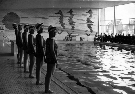 Opening stedelijk zwembad, 1972
