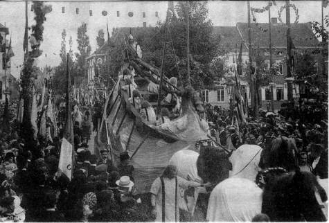 Rodenbachstoet, wagen van de zeekoning, 1909