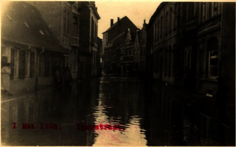 Overstroming Iepersestraat, 1925