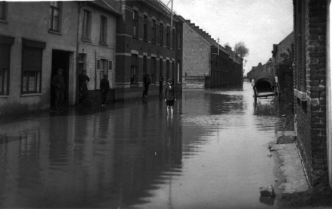 Overstroming Kattenstraat, 1925