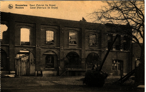 Fabriek De Gryse in puin