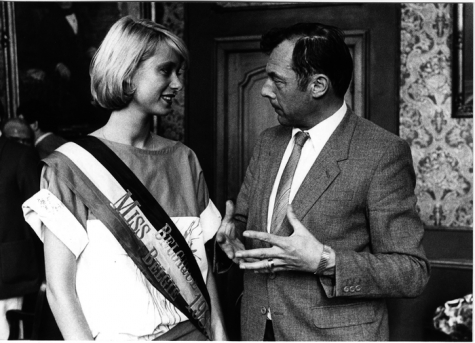 Miss België Françoise Bostoen en Daniël Denys, 1983