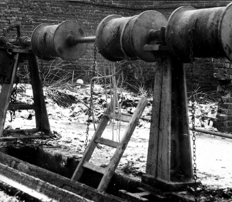 Onderdeel van sluis op Mandel, 1964-1965