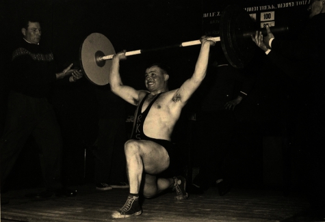 gewichtheffer Ivan Arteschene, jaren 1950
