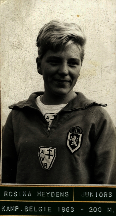 Atlete Rosika Verberckt-Heydens, 1963