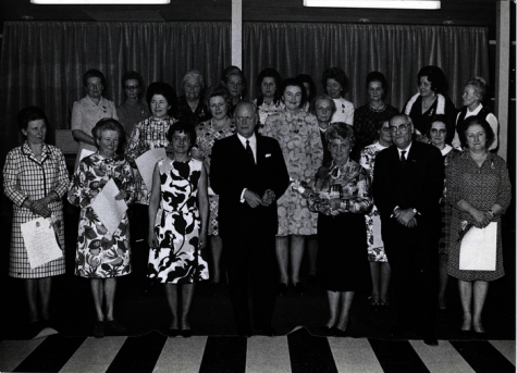 Christiane Planckaert-Staessen, 10 jaar bestuurslid CMBV, 1971