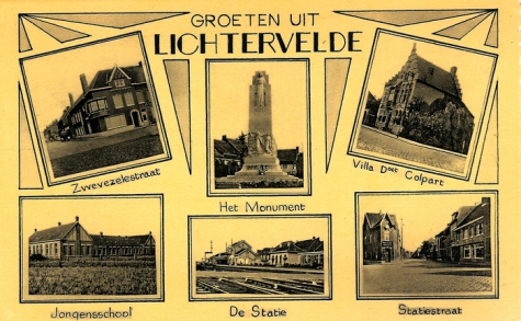 Groeten uit Lichtervelde ca. 1950 