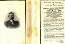 Bidprentje Jules Vandekerckhove