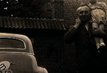 Burgemeester Lievens en zoon, 1950 Burgemeester Lievens en zoon, 1950