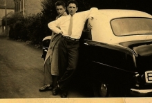Henri Parmentier en Frans Meeuws, 1955 Henri Parmentier en Frans Meeuws, 1955