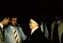 Zuster Rafaël met Frans, Norbert en Gilbert Meeuws Zuster Rafaël met Frans, Norbert en Gilbert Meeuws