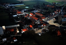 Luchtfoto dorpskern, Gits Luchtfoto dorpskern, Gits