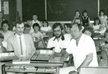 Computer in klas 6de leerjaar, Lichtervelde, 6 juni 1986