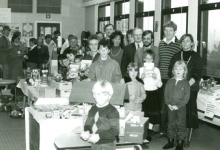 Tentoonstelling in de basisschool, Lichtervelde, 1986