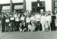 Diploma-uitreiking 6e leerjaar, Lichtervelde, juni 1988