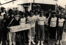 Klaar voor wandeltocht in Kortemark, 11 juni 1986 Klaar voor wandeltocht in Kortemark, 11 juni 1986
