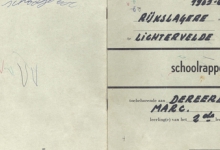 Herinneringen van Marc Dereere aan de lagere school, Lichtervelde