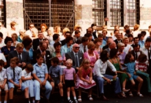 50 jaar Batjesstoet, eretribune, 1982 50 jaar Batjesstoet, eretribune, 1982