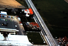 Luchtfoto Bruggesteenweg, Gits Luchtfoto Bruggesteenweg, Gits