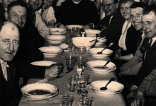 Souper kaartersclub, Gits, 1950