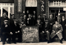 Kampioenviering gaaibolders, Gits, 1950 Kampioenviering gaaibolders, Gits, 1950