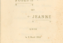 Franse menukaart 1910