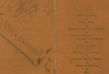Franstalige menukaart 1921 (2)
