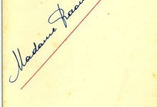 Nederlandstalige menukaart 1951 Nederlandstalige menukaart 1951