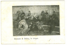 Postkaart van het Barnum en Bailey circus met paardenshow (1) Postkaart van het Barnum en Bailey circus met paardenshow (1)