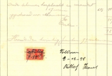 Factuur van F. Rillof-Verfaillie, Roeselare, 1938