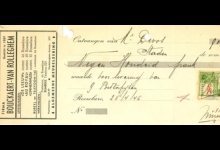 Ontvangstbewijs van de firma Bouckaert-Van Rolleghem, Roeselare, 1946 Ontvangstbewijs van de firma Bouckaert-Van Rolleghem, Roeselare, 1946