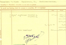 Factuur van de firma Bouckaert-Van Rolleghem, Roeselare, 1949 Factuur van de firma Bouckaert-Van Rolleghem, Roeselare, 1949