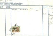 Factuur van nijverheidsartikelen Gallon,  Roeselare, 1965
