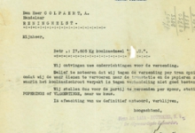 Een schrijven van de NV Jos Laga-Houtekier, Roeselare, 1945 en 1952 Een schrijven van de NV Jos Laga-Houtekier, Roeselare, 1945 en 1952