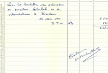Factuur van Frans Vanden Abeele-Vansteenkiste, Roeselare, 1972