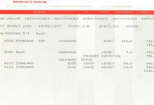 Creditnota van NV Rodima, Roeselare, 1964