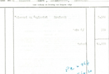 Factuur van Lucien Rommelaere-Declercq, Roeselare, 1963 